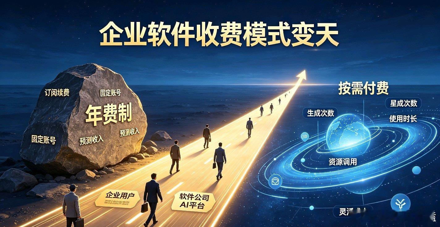 以前的软件怎么卖？按年、按人头。

一个账号一年多少钱，买了就得用一年。50个人的公司，哪怕只有10个人在用，也得买50个账号。

千问办公的多人工作台展示了一个不同的逻辑：你用AI生成一个协作工具，用完了就关。一场市集结束了，招募工作台就停用；一个学期结束了，家校工作台就归档。不用续年费， ​