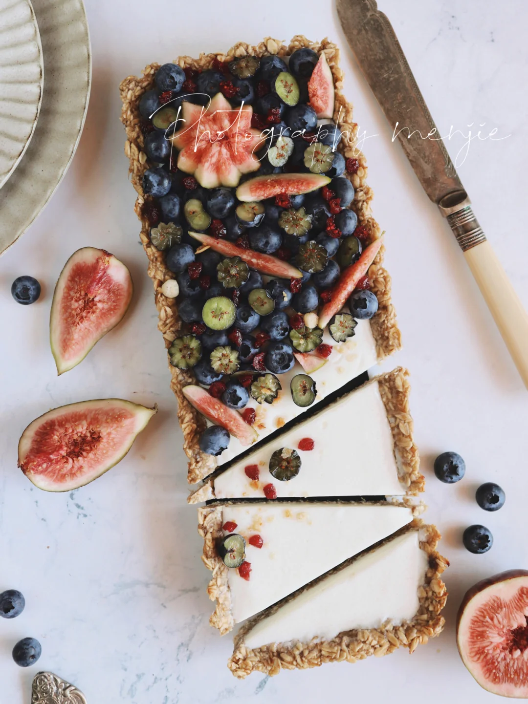 低卡零难度|水果牛奶燕麦挞🥛烤箱减脂甜品