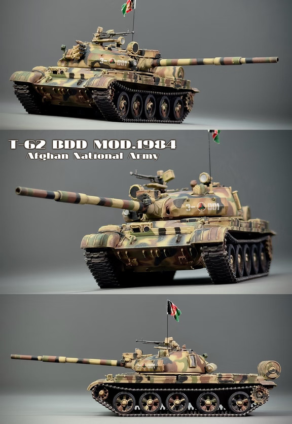 “勋宗的眉毛”T-62 BDD中型坦克 1/72模型
