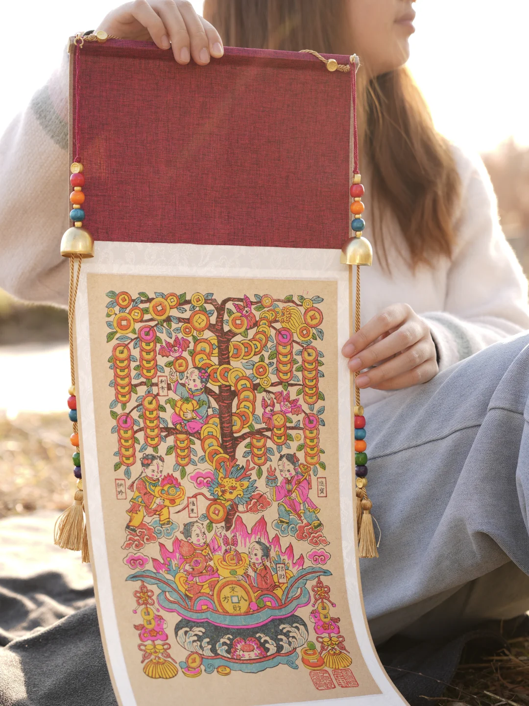 真的！天天都在被催的马年限定卷轴画....