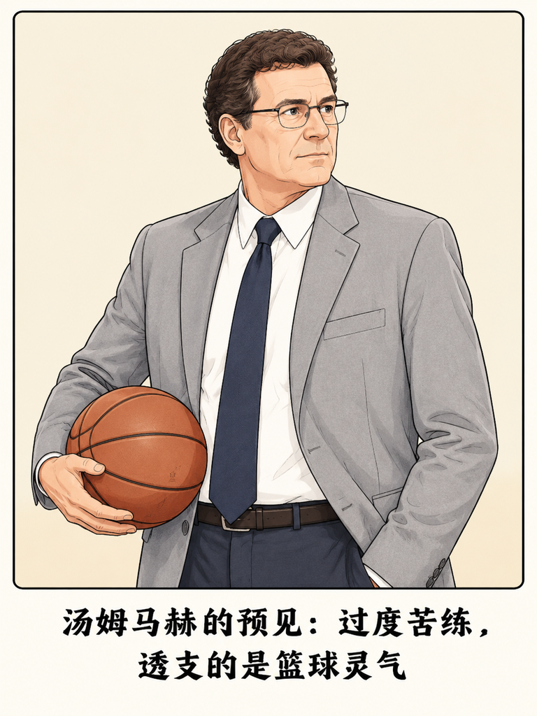 杨瀚森在NBA练得好好的，回男篮集训待段时间，居然一夜回到解放前？

沈阳主场登场，还输日本队19分。

后来他直接回NBA没参训，世预赛第二阶段又打得漂亮。

更离谱的是王俊杰去年刚进国家队时灵性足活力旺，水平比队友高一档，耗了长时间集训后，灵气全没，投射废了，防守还成了乱下手的莽夫。

这两人的