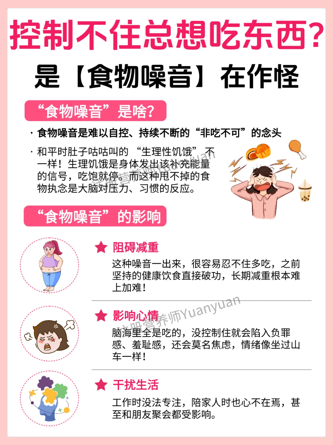 一直减不下来，可能被“食物噪音”影响了！