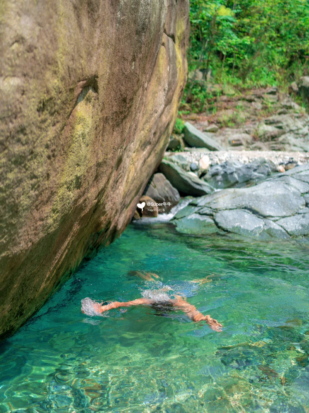 都江堰❗️可以去无数次❗️野生玻璃海🌊耍水地