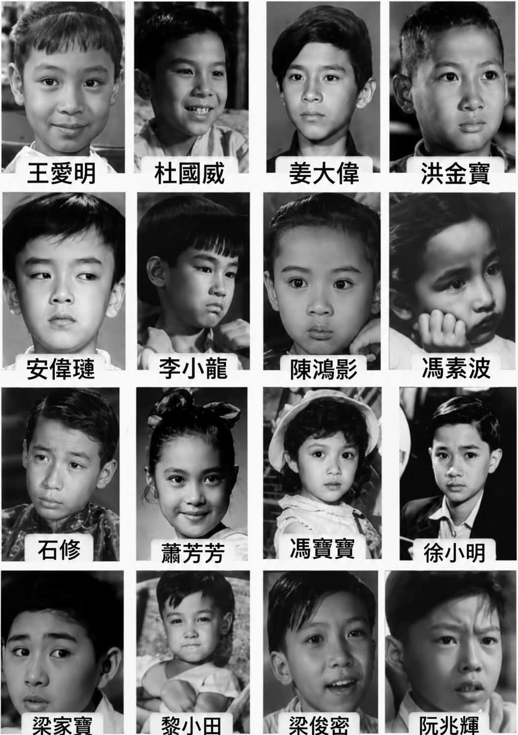 昔日十六位粵語長片童星🥰
童星 翻翻家里老照片 小时候 港星 怀念经典影视 怀旧港剧 经典港片