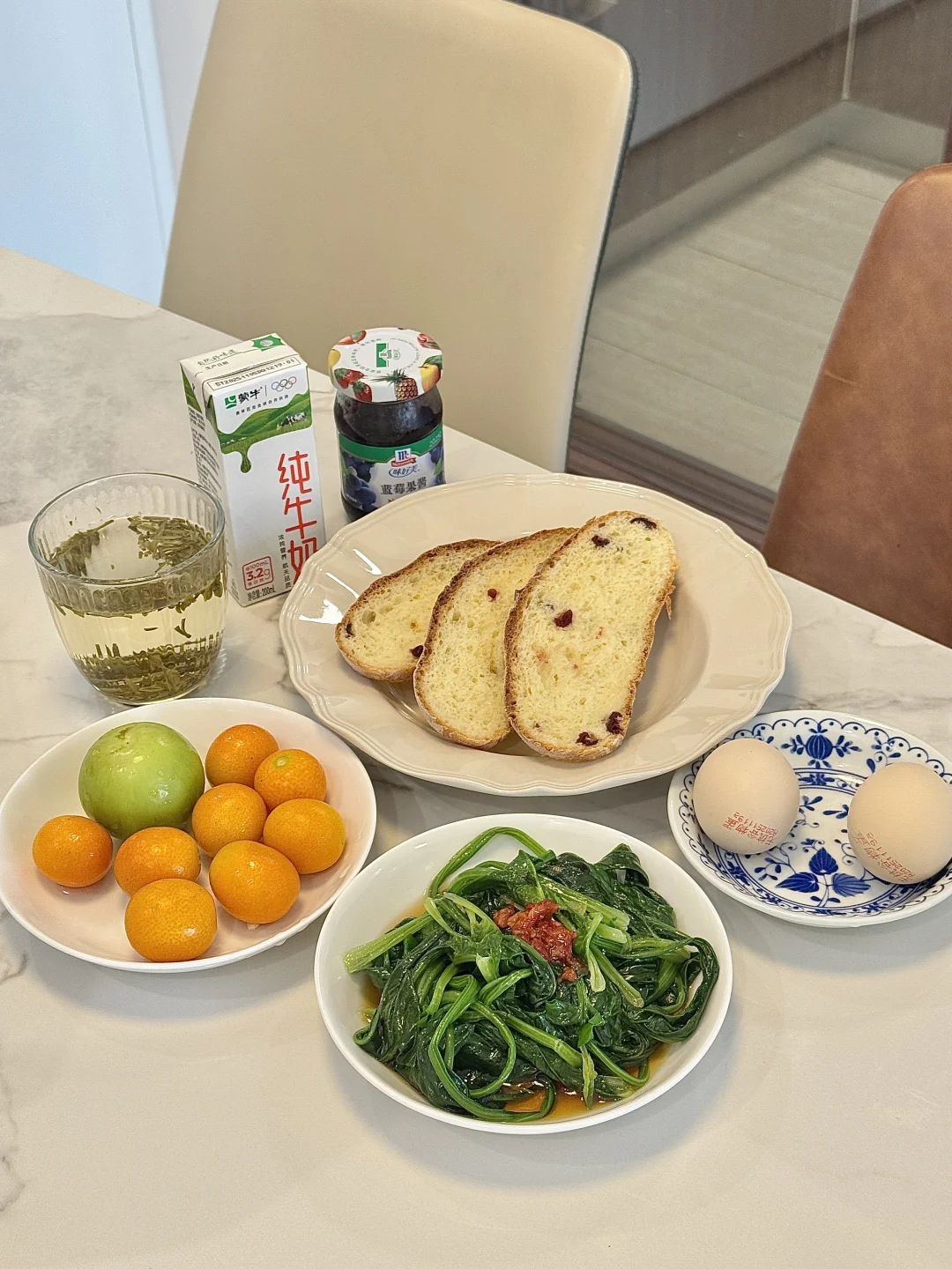 一人食早餐🥯🥛｜早安✨周末