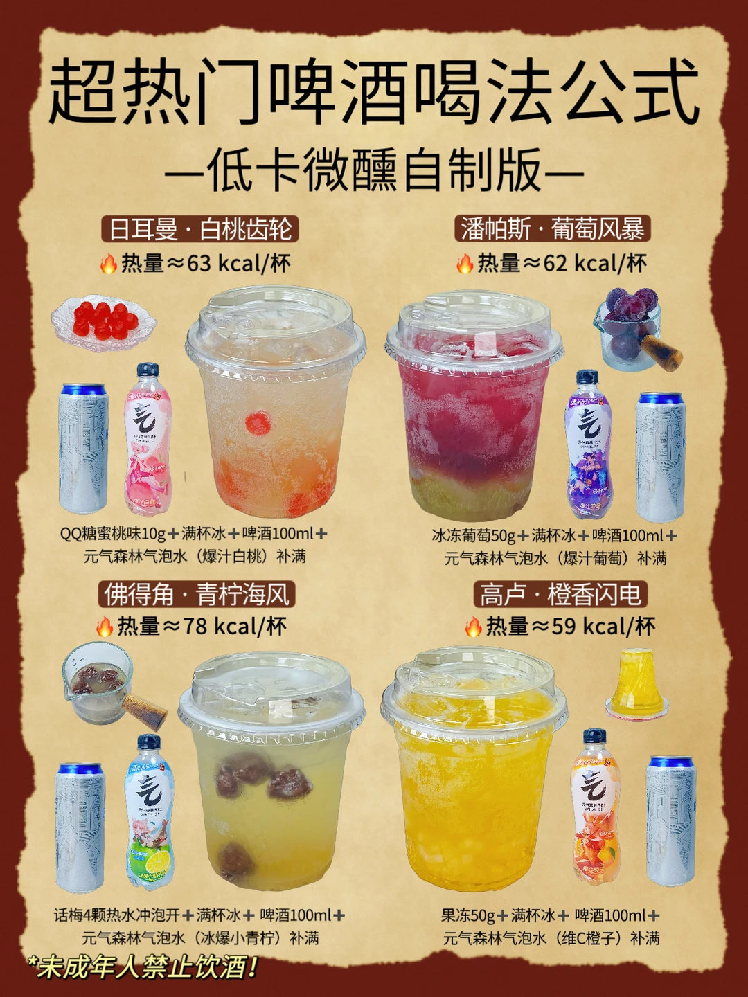 管理期看球啤酒的N种低卡调法