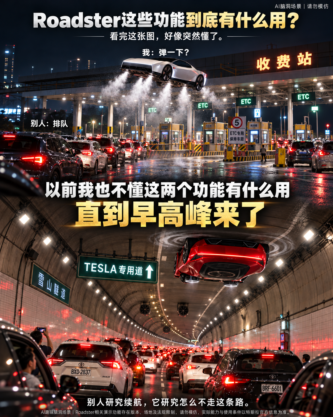 Roadster又能跳又能吸，有什么用？