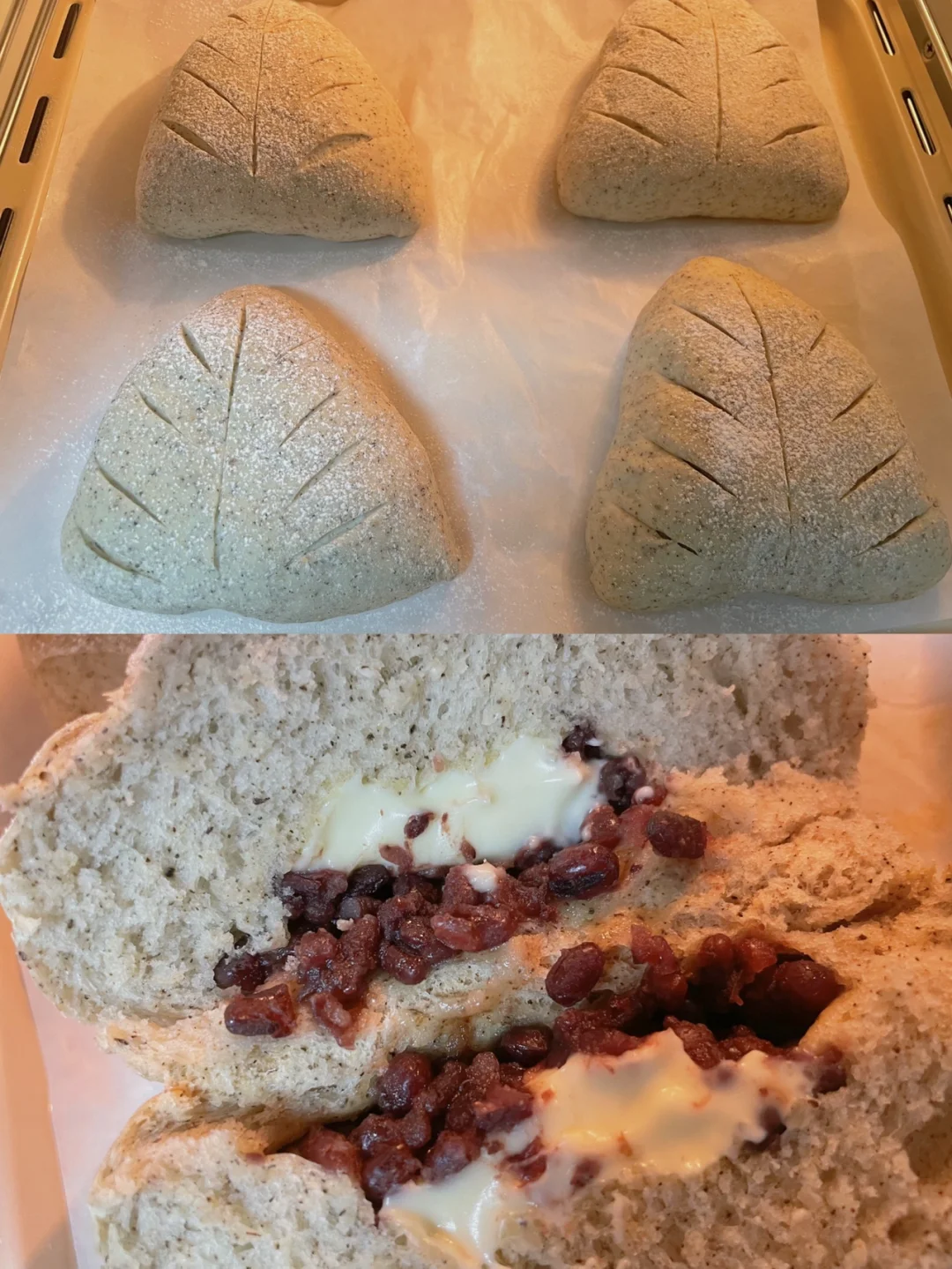 ☕️全麦红茶乳酪红豆软欧包｜🔎详细教程