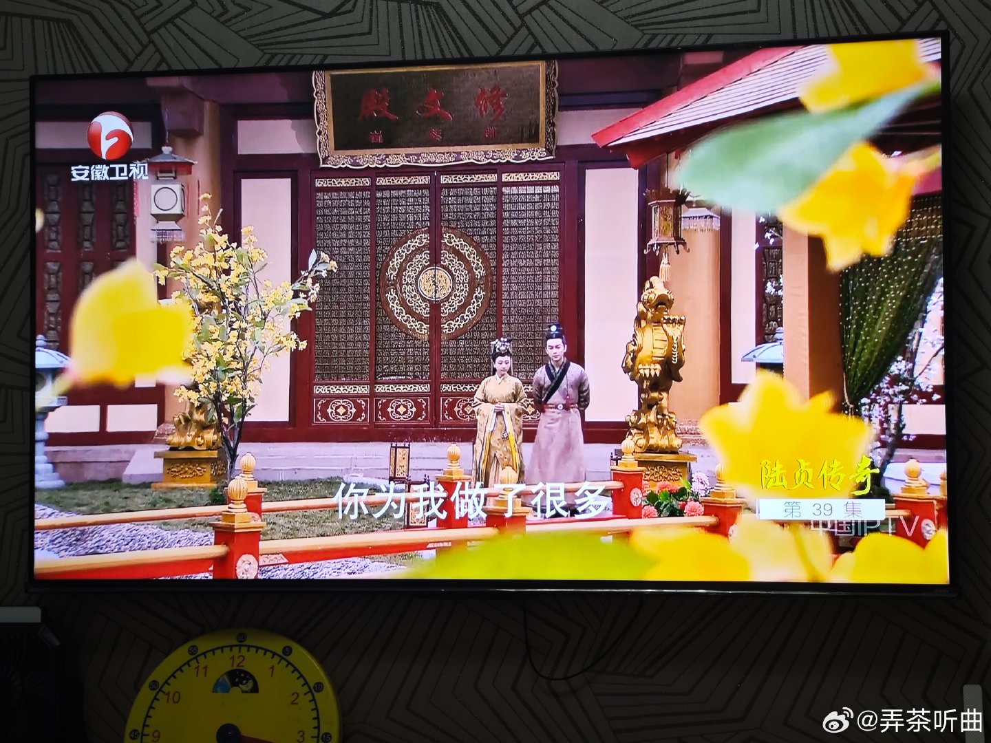 难怪现在电视都没人看了，就连以电视剧首播为主打品牌的安徽卫视，在黄金时间都要重播《陆贞传奇》这种老剧了，那么大的字幕还是湖南台的标签，失去自我咯 ​