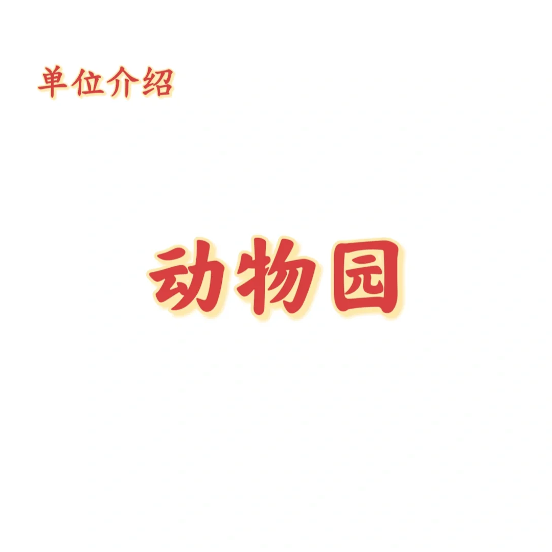 宝子们，这是动物园