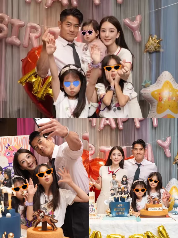 郭富城61岁生日❗1岁小女儿美得耀眼！