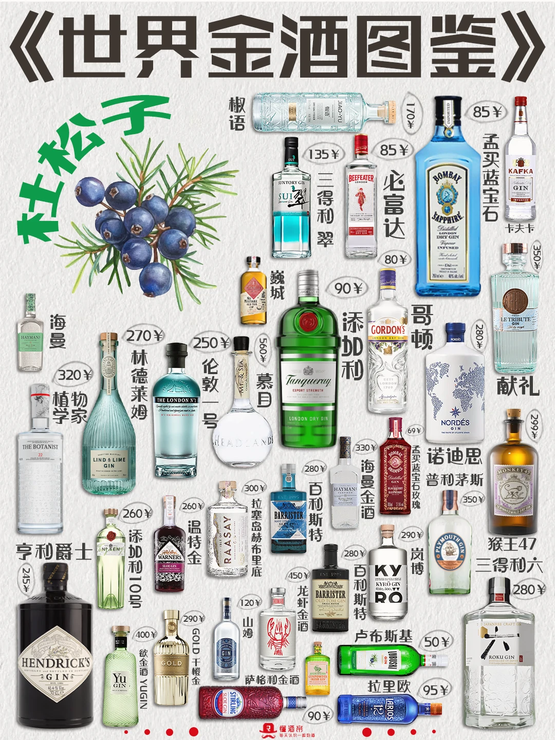 《世界金酒图鉴》🥃一篇超全的金酒介绍✅