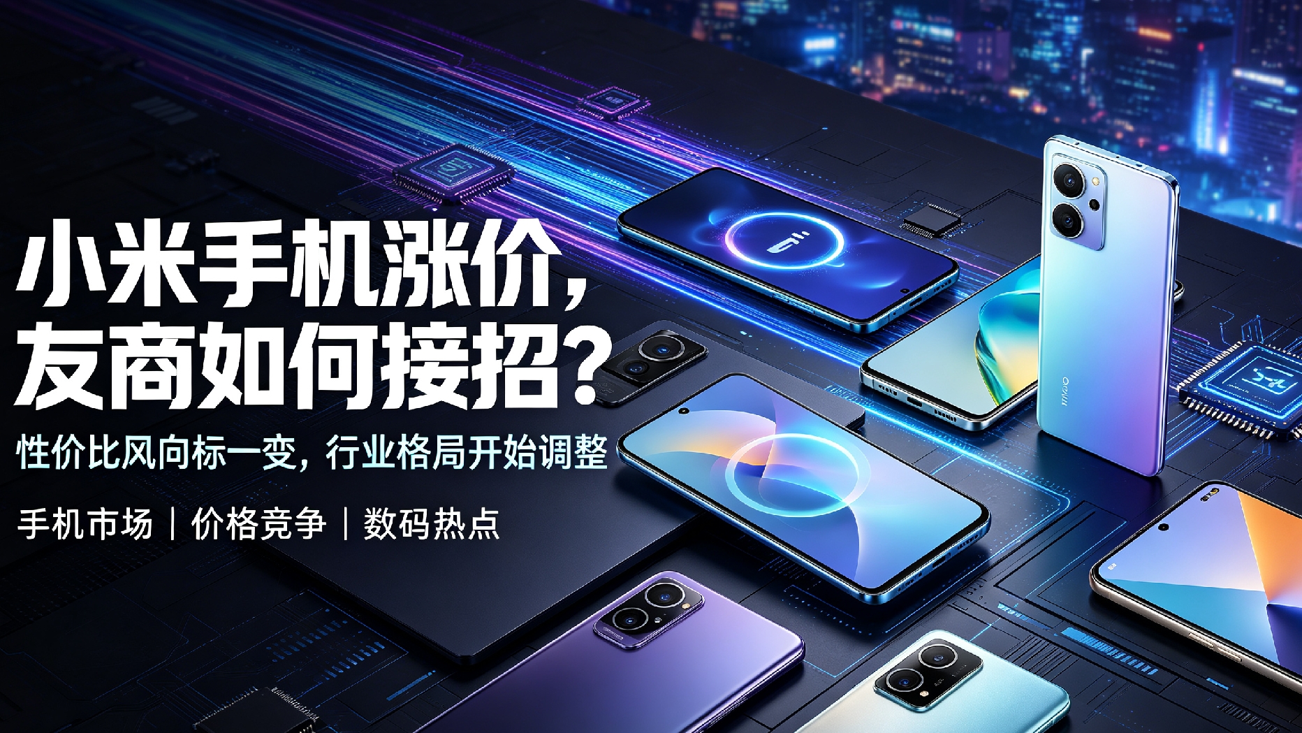 对于荣耀、OPPO、vivo等竞品来说，小米价格上移，两千‑三千五百元主流价位腾出市场空间，可以顺势承接一批看重性价比的用户，同时也减轻了自身涨价带来的舆论压力，不必独自背负