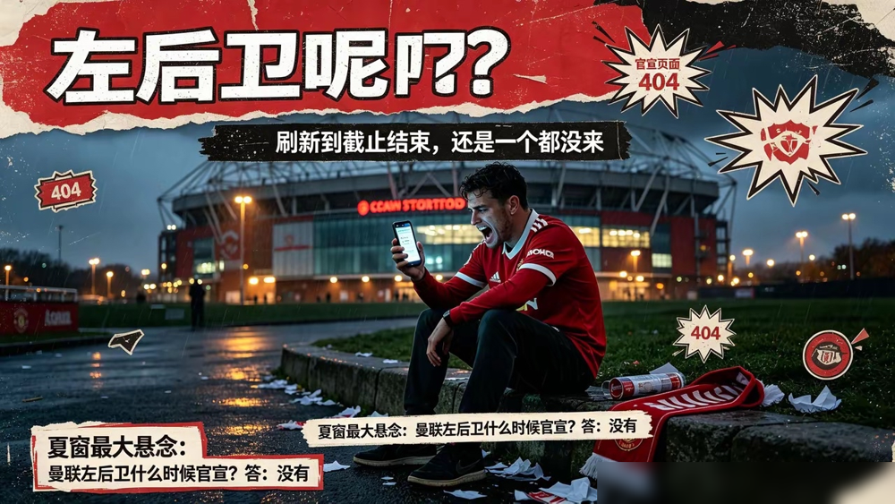 曼联宁愿缺人，也坚决不买左后卫！
2024夏窗曼联其实考察了霍尔、巴尔德好几个左后卫目标，连租借曼城的努里都谈过，最终谈崩，就是不肯付溢价。
曼联吃过之前高价买替补的亏，咬死不接泡沫价，宁愿用现有卢克肖带马兹拉维、青训小孩轮换。
当年整个英超转会通胀严重，不少豪门砸溢价抢人，曼联把7000万优