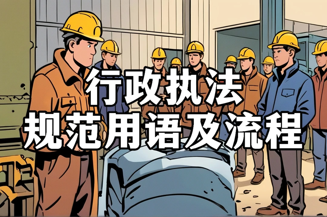 体制内：安全生产行政执法规范用语及流程