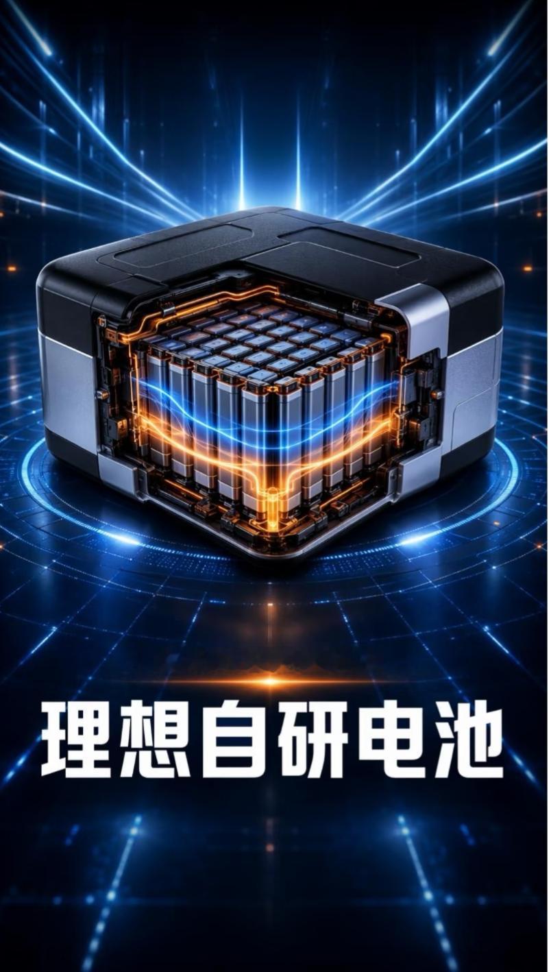 从理想ONE开拓增程赛道，到理想MEGA落地5C超充，理想深耕电池自研，从来不是单纯追逐技术参数，而是坚持技术落地，为家庭用户的出行安全与长期用车体验兜底。

为什么要选择理想自研电池？
是理想品牌沉淀了多年的结果 理想自研对品控更有把控 无论是电控 电气 还是热管理