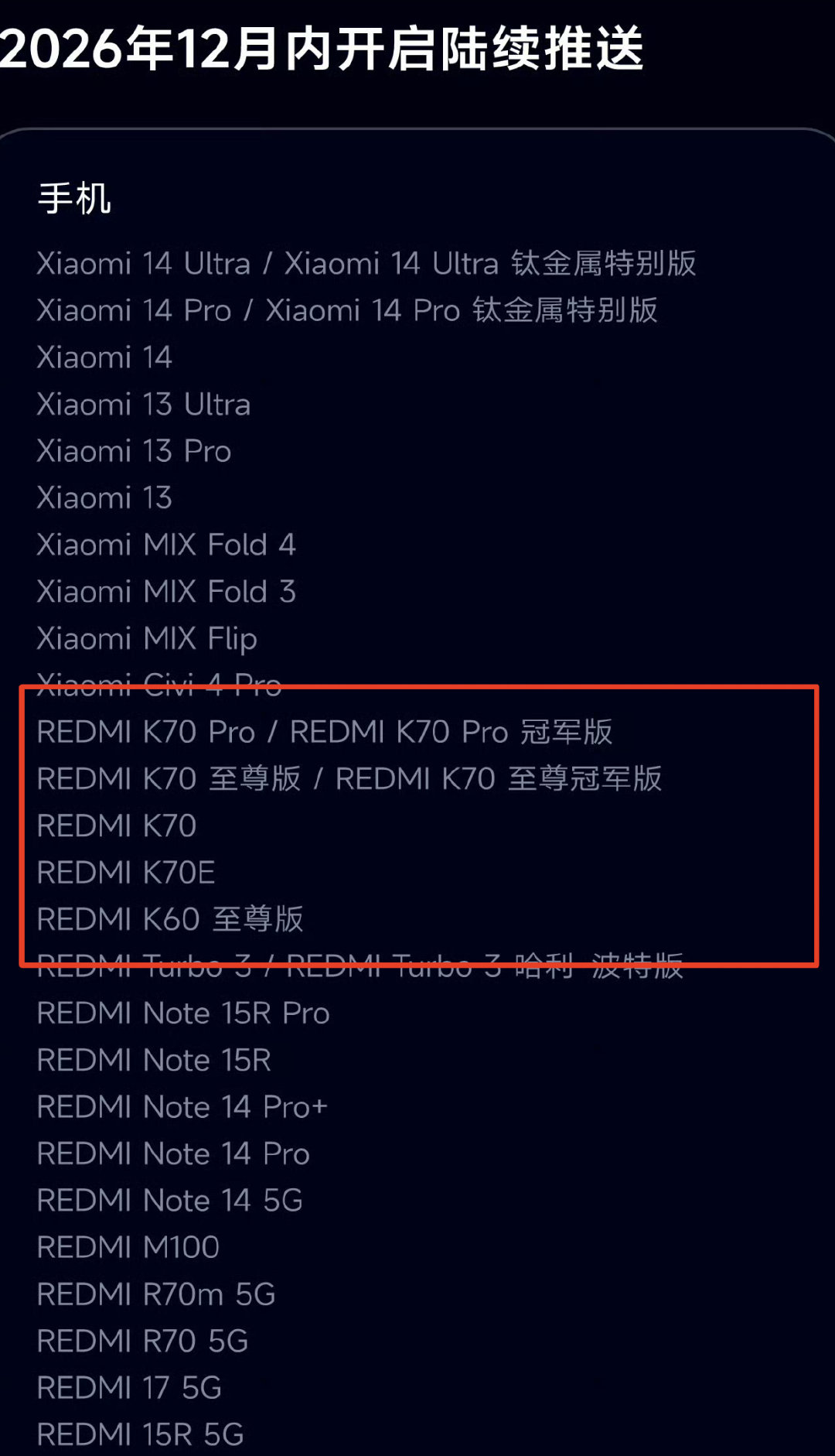哦吼，没有价格4000+的K60pro​