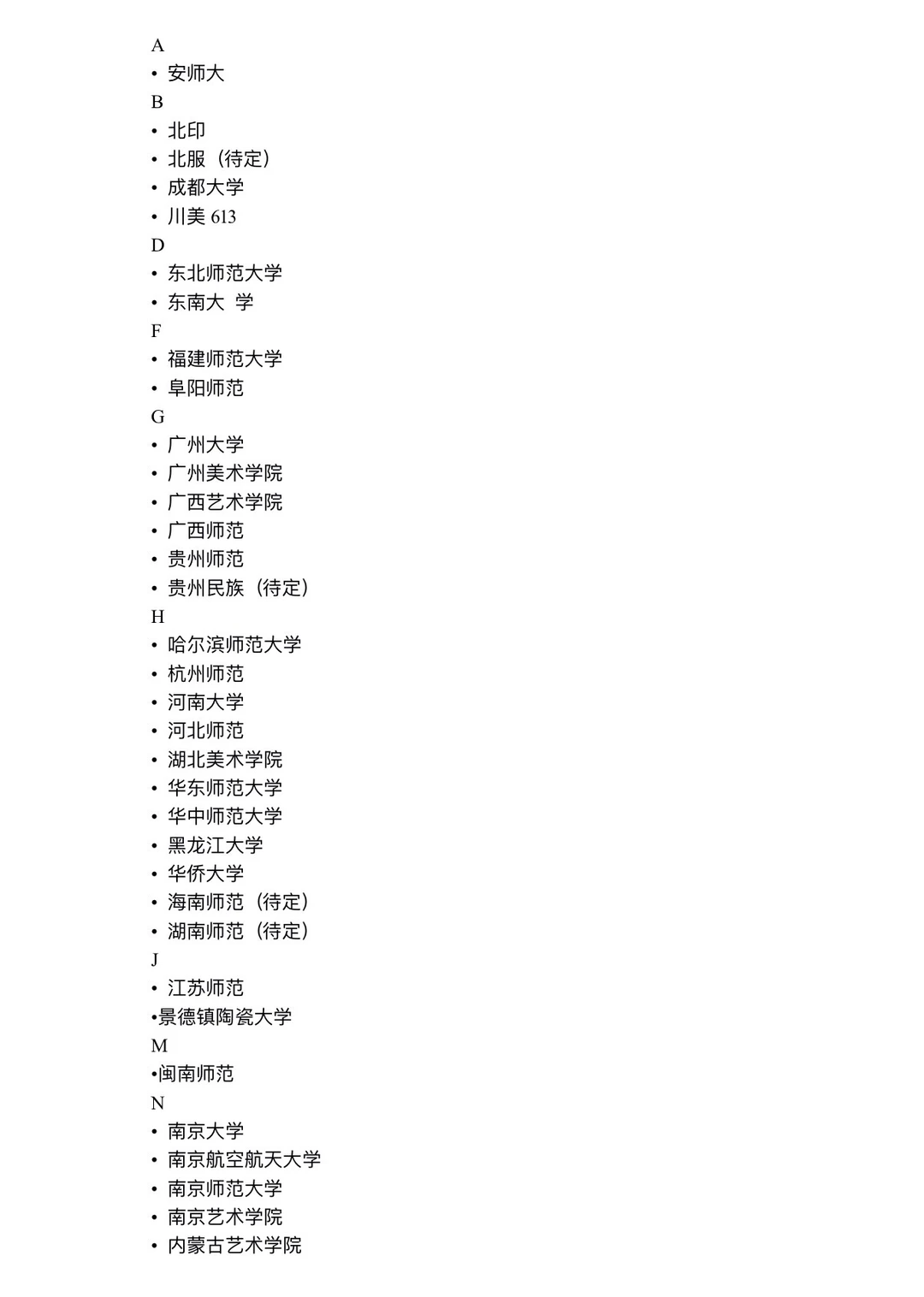 美术史押题有的学校