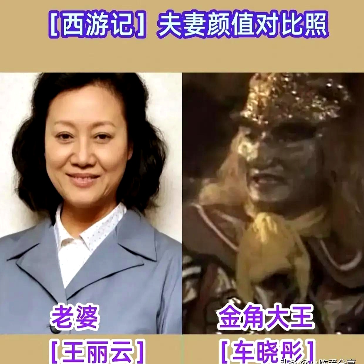 看多了娱乐圈今天结婚明天闹离婚的闹剧，回头看老版《西游记》这帮演员，才明白什么叫真正过日子
 

当年荧幕上斗法的是神仙妖怪，脱了戏服全是踏实过柴米油盐的普通人。六小龄童和于虹在剧组悄悄结缘，低调相守了几十年，从不拿感情炒作博眼球
 

两口子现在坐在一块，五官轮廓、脸型，甚至笑起来的神态，简直像是