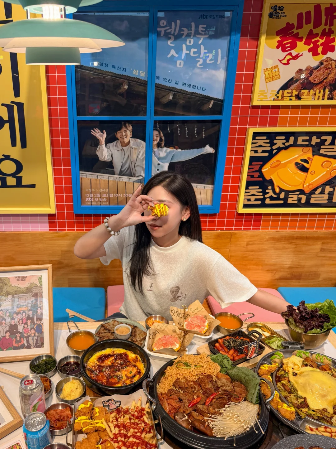 韩料顶流🇰🇷和姐妹炫到撑的暖冬局