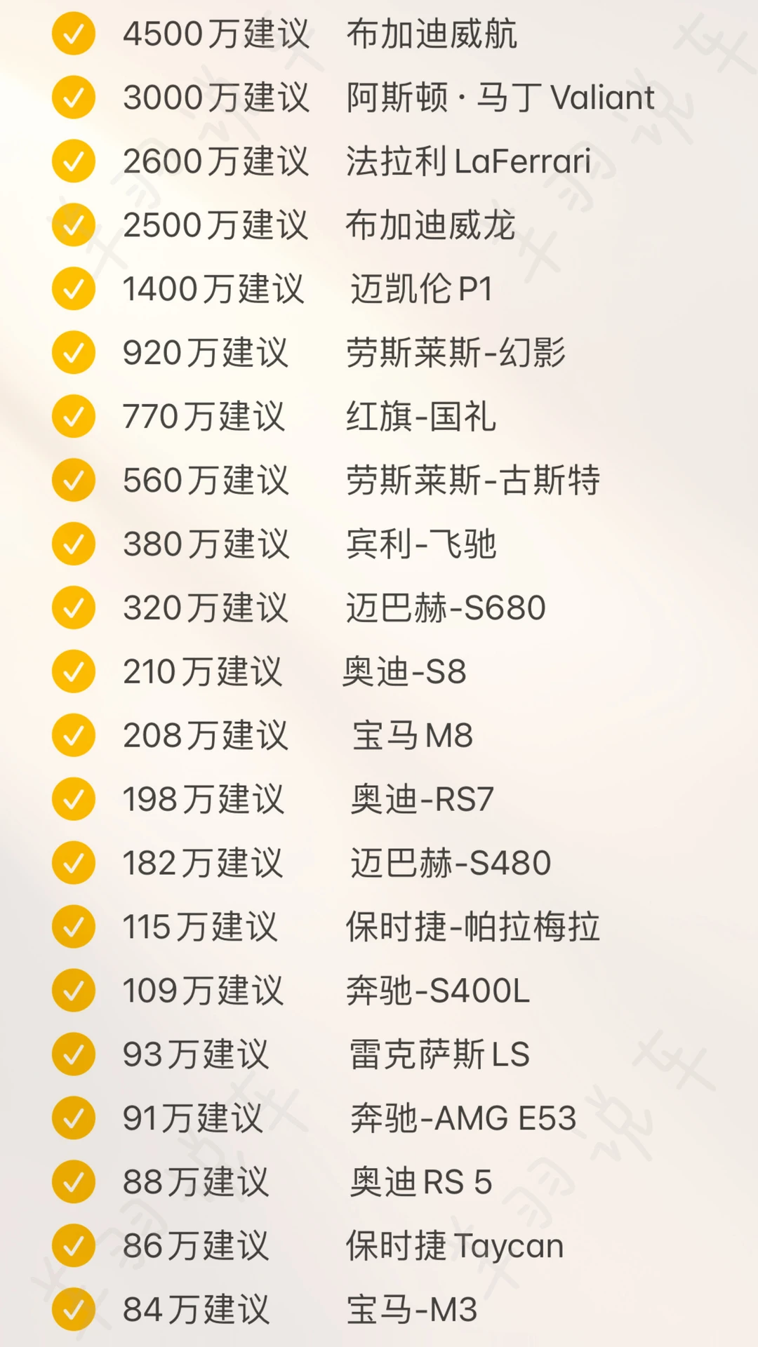 买车是件很简单的事情，不要把问题复杂化