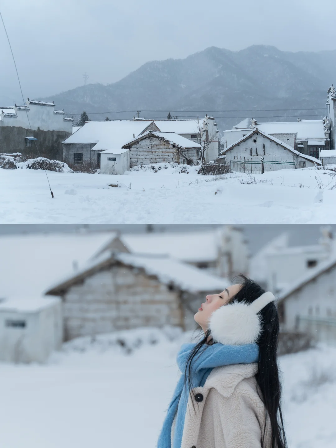 不是横道河子！！是下雪的秦岭小县城❄️