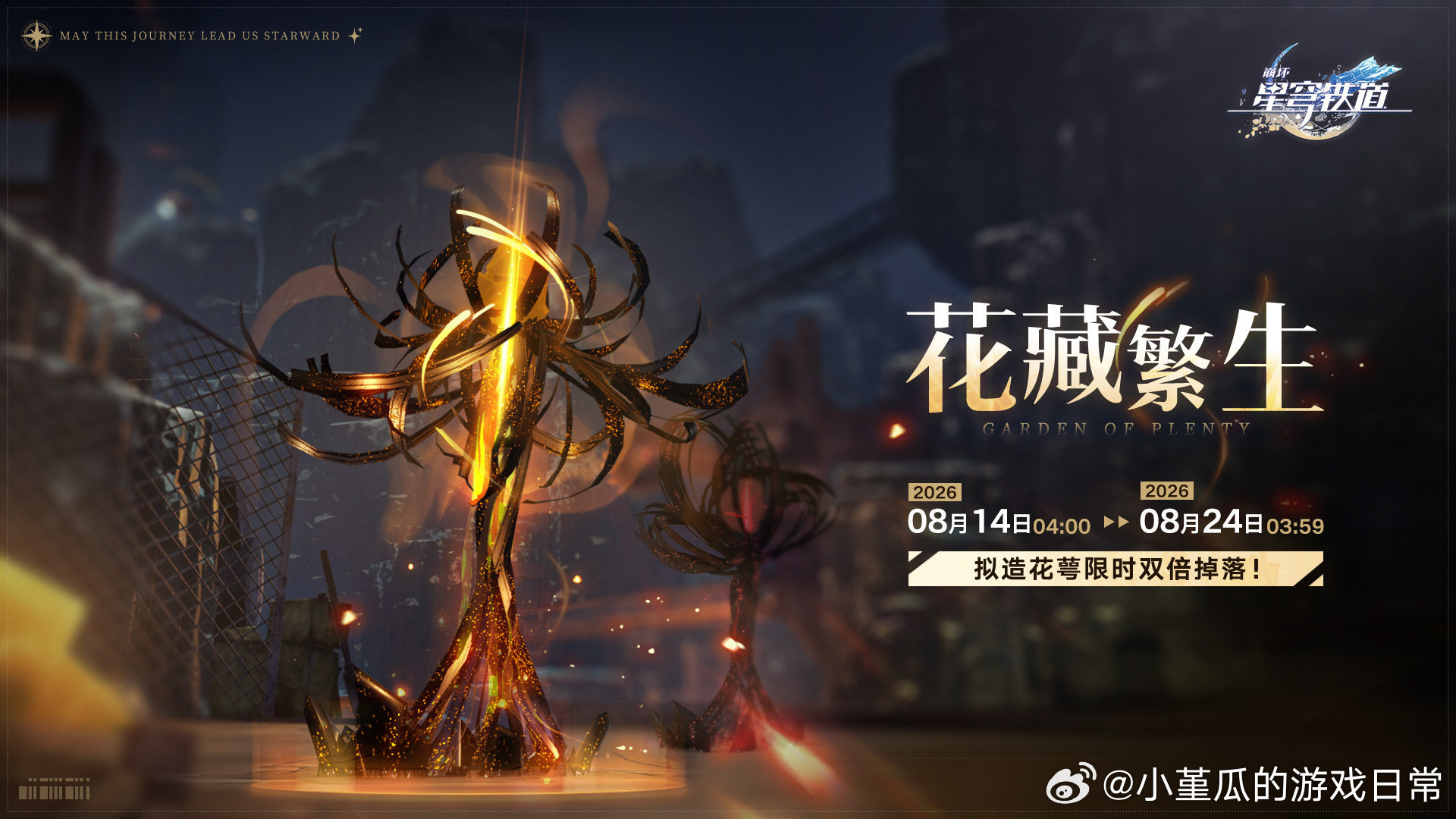 崩坏星穹铁道[超话]崩坏星穹铁道星穹铁道列车组 注意一下双倍活动的时间哦，毕竟白给的材料不要错动 ​​​