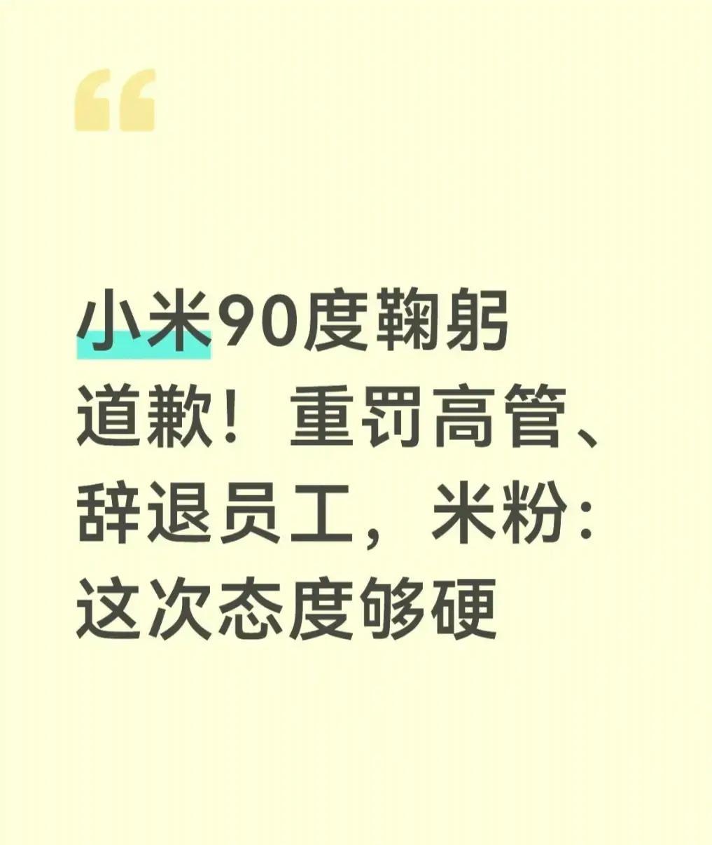 刚过完年，2026年1月初，小米公关团队私下接触一个长期抨击品牌和用户...