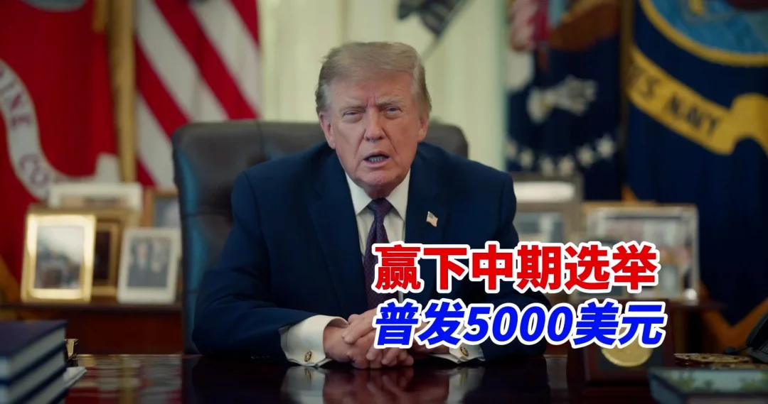 先给军人1776美元，再承诺全民5000美元，特朗普晒出21万亿投资数据为拉票加码#国际新闻 #油管