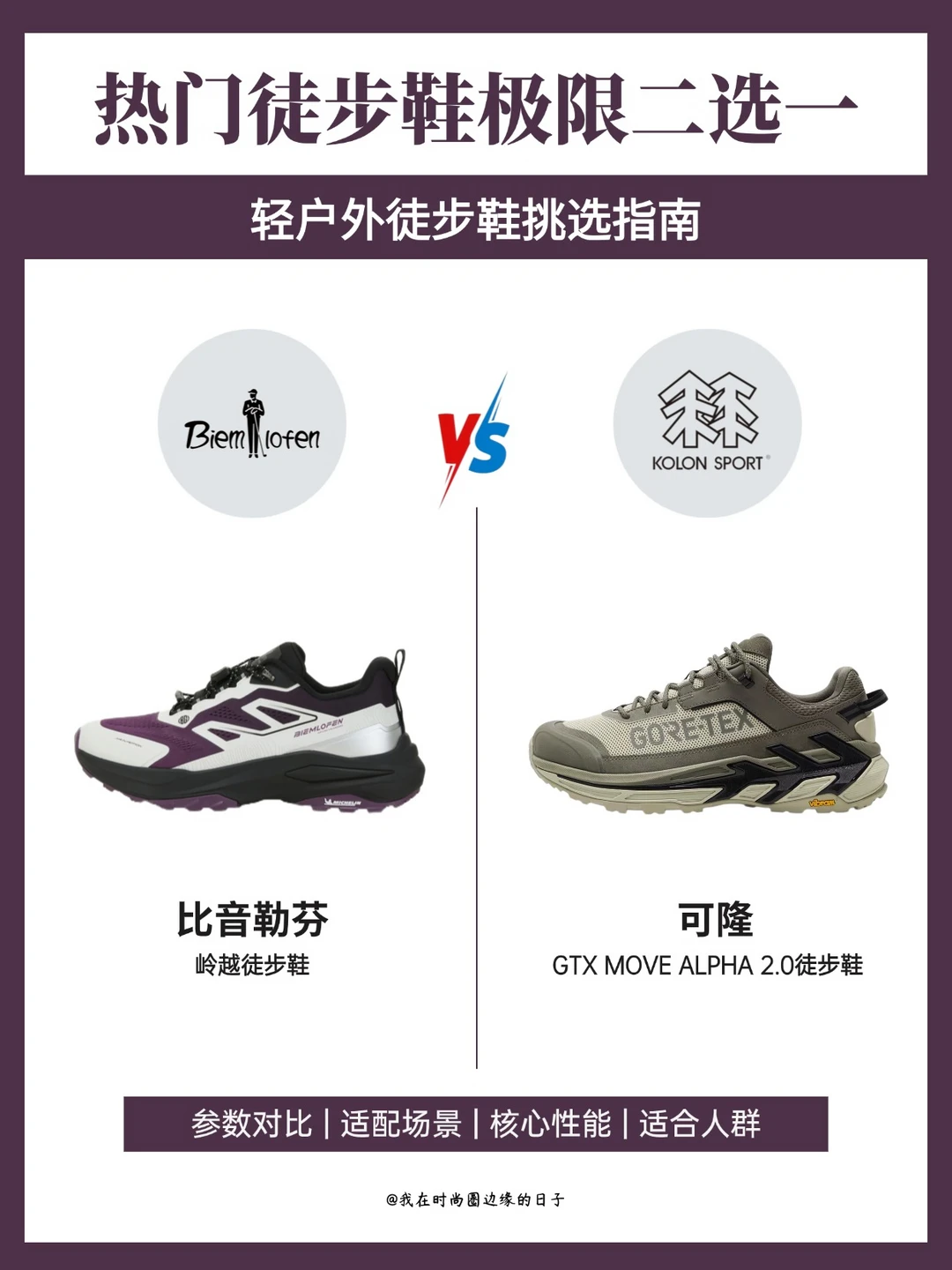 比音勒芬VS可隆，徒步鞋到底怎么选？