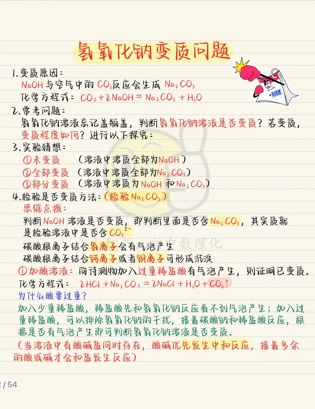 中考热点：氢氧化钠变质问题