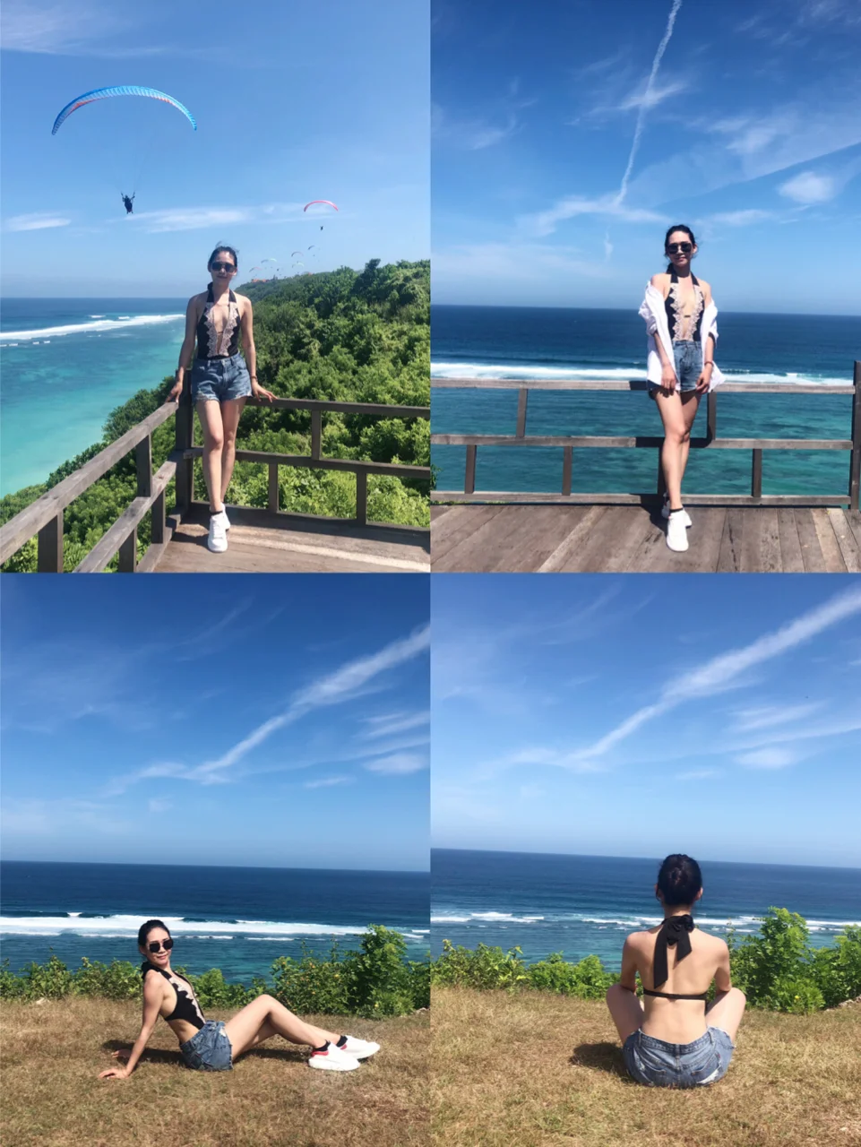 超喜欢的一件泳衣👙搭配短裤拍照📷竟如此美腻