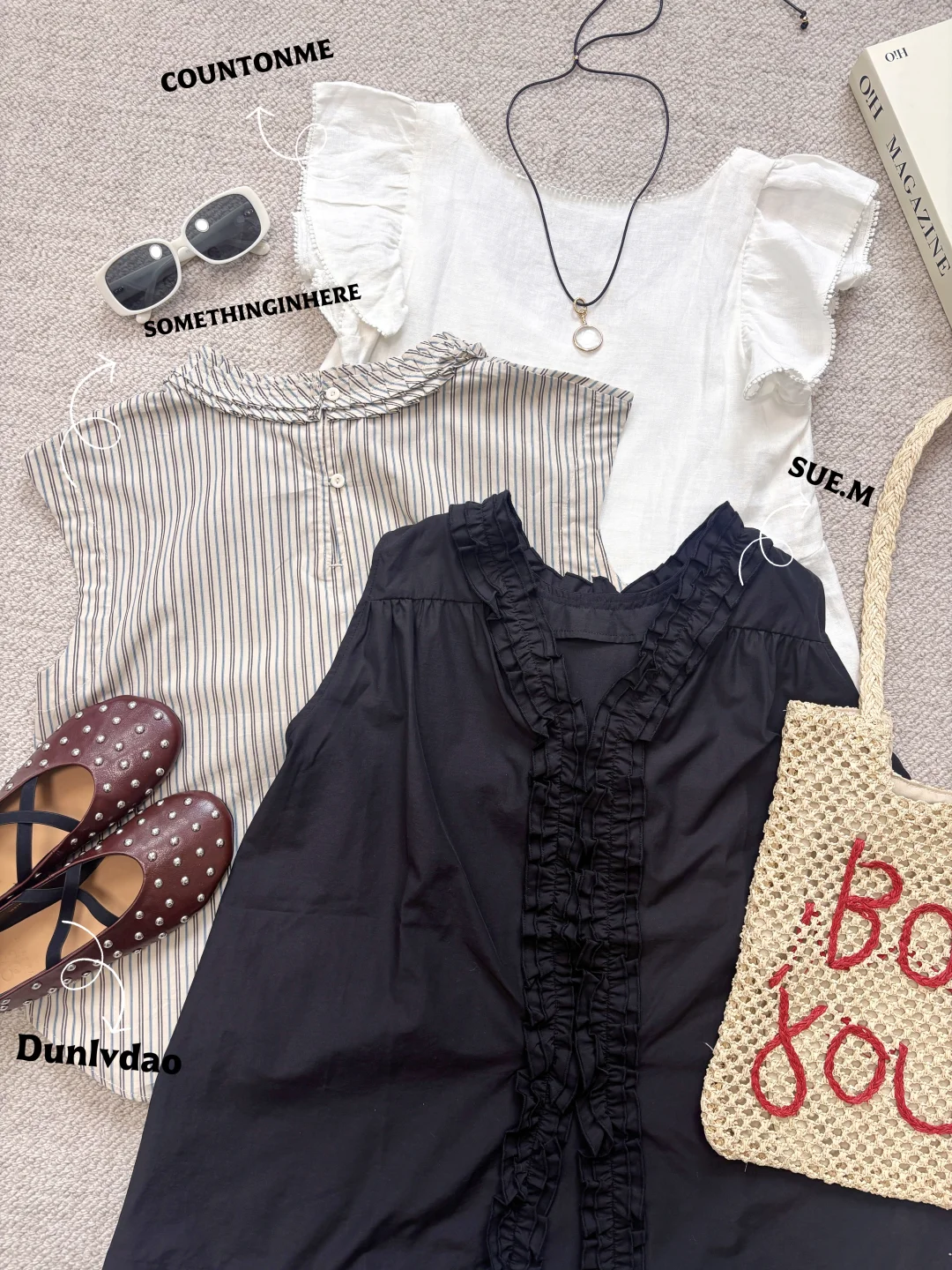 1️⃣5️⃣件！夏日松弛感小衫合集🥂