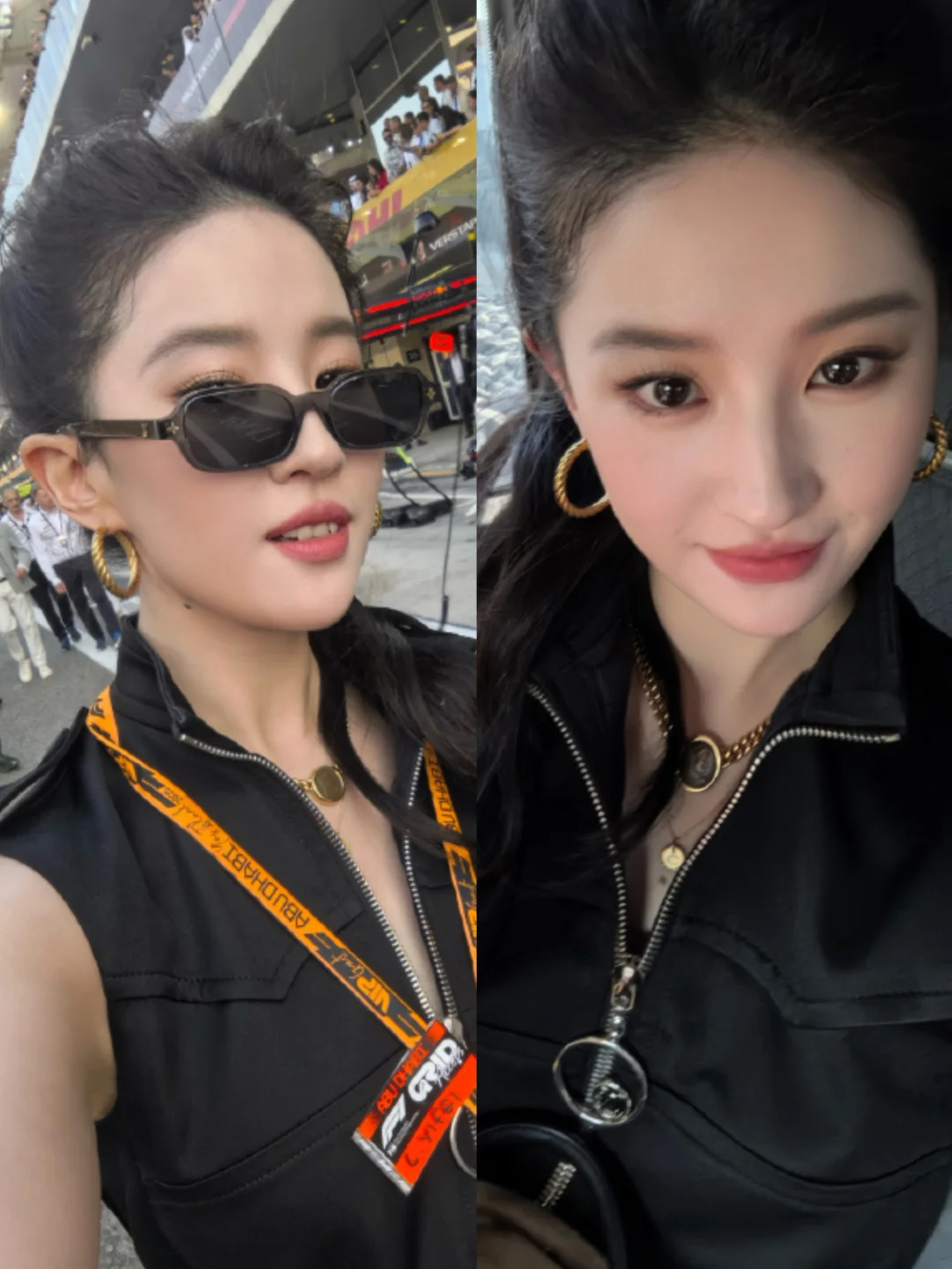 刘亦菲自拍功夫见涨❗怼脸拍皮肤超牛！