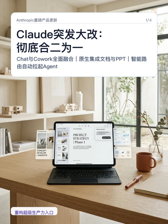 Claude突发大改：彻底合二为一
