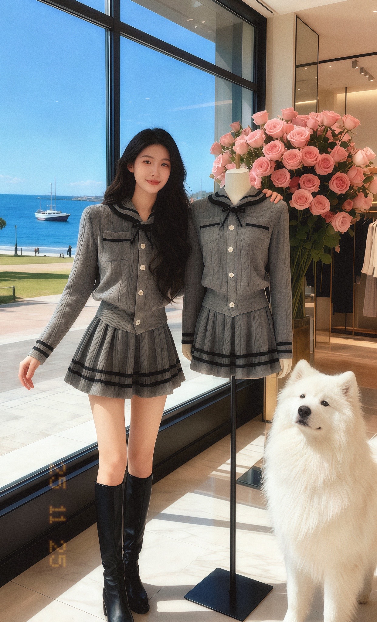 <p>清纯女神 街拍小姐姐穿搭 好身材好气质 街拍穿搭 美女 <!--...