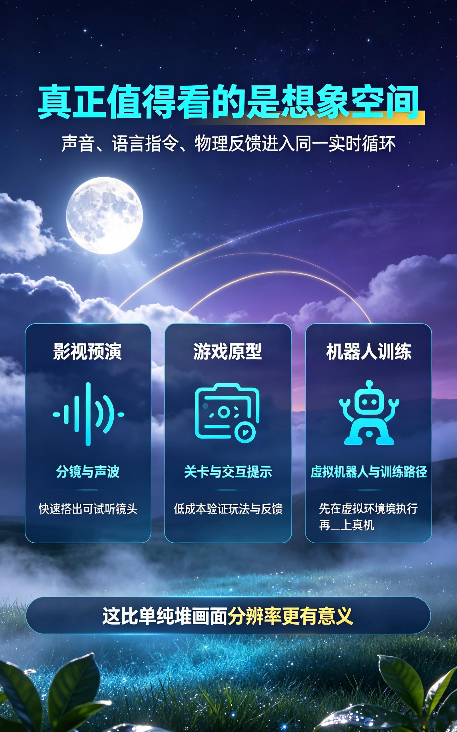 谷歌推出最强世界模型Genie4，世界模型开始“有声”了！

谷歌DeepMind昨天发了Genie 4，定位是“实时交互式世界模型”的研究预览版。简单说，它生成的不是一个你看的视频，而是一个你进得去、推得动、还能对着喊话的模拟世界。

几个实打实的更新：

① 第一次有了“原生音频”。 风穿过树林、海浪拍 ​