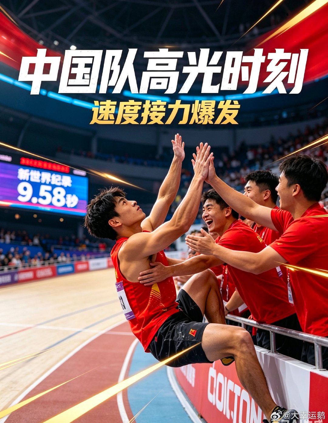 #中国亚运夺金有多快#
一小时三金，这就是中国亚运军团的实力，小将打破世界纪录，新生代力量太亮眼；

接二连三的金牌，看得人热血沸腾。 ​