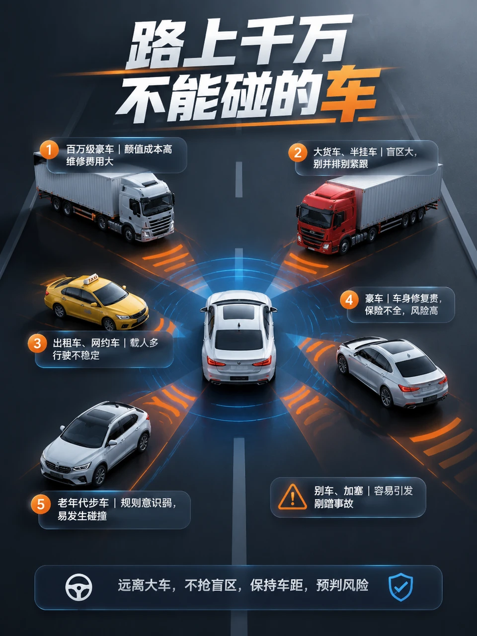 老司机教你远离5种“惹不起”的车！