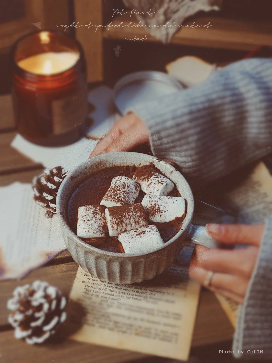 自制一杯冬季暖心热饮☕️法式丝绒热巧克力