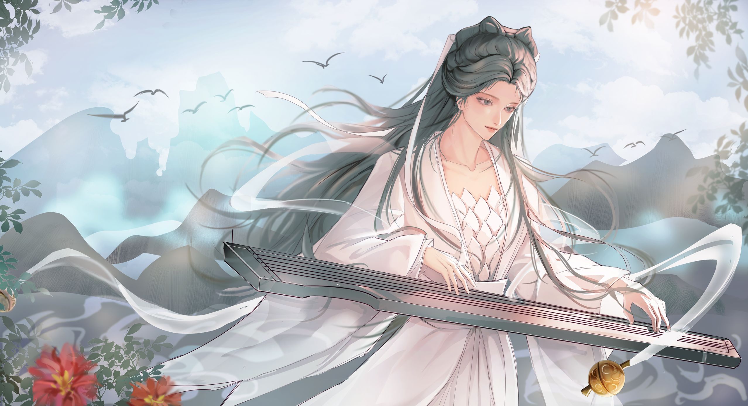 #刘亦菲[超话]##刘亦菲825生日快乐##小龙女[超话]#超话祝演员生日快乐，祝所有喜欢小龙女的读者朋友天天开心，不受尘俗所扰。服装造型参考06版神雕侠侣
🦋––
心似水晶，性自澄明。态拟天人，花玉辉映。

【果然林中琴声变缓，轻柔平和，显是酬谢高义之意。丘处机哈哈大笑，朗声叫道：“姑 ​