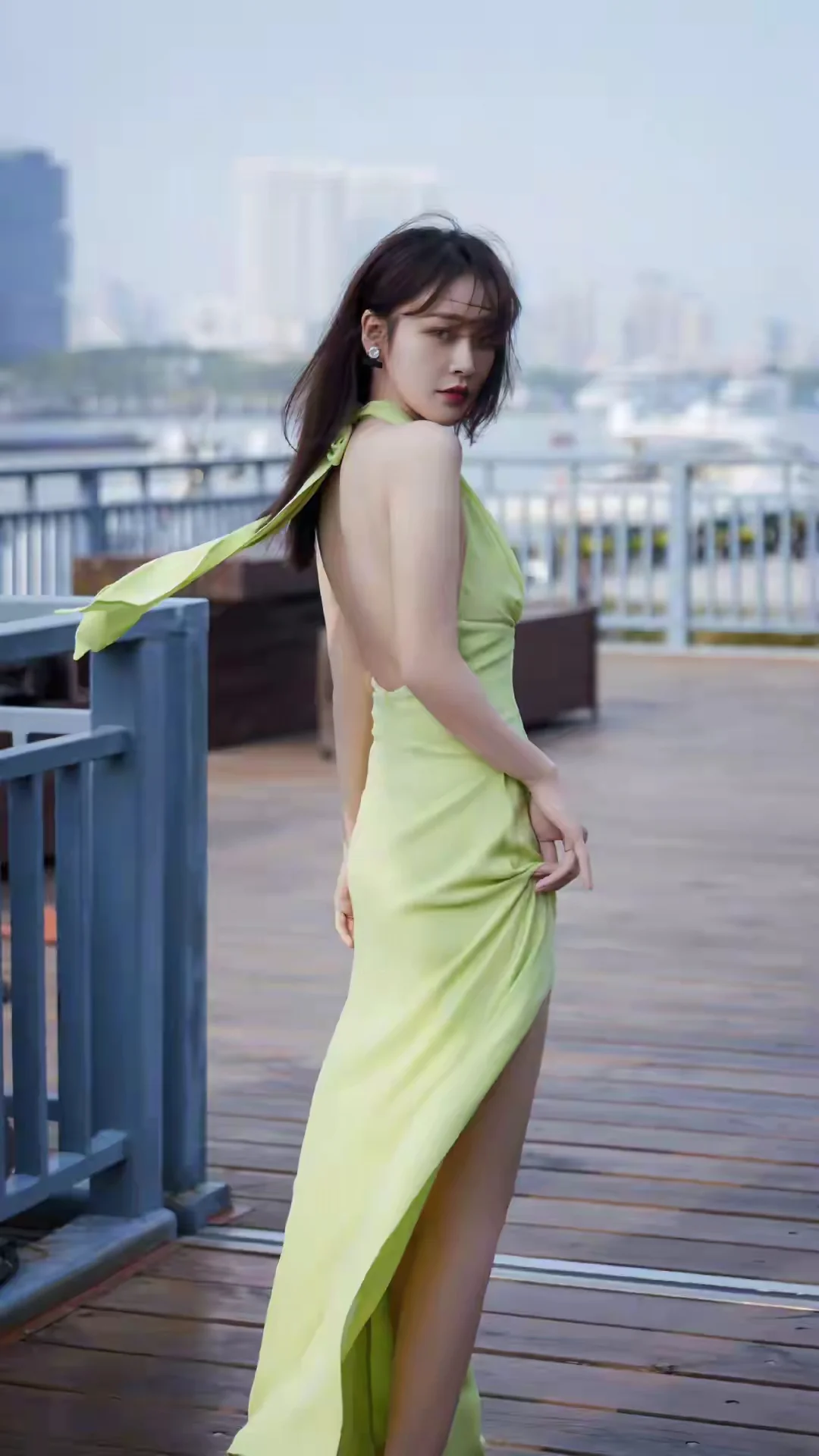 张佳宁丨氛围感拉满的绿色裙子～❤️🍃