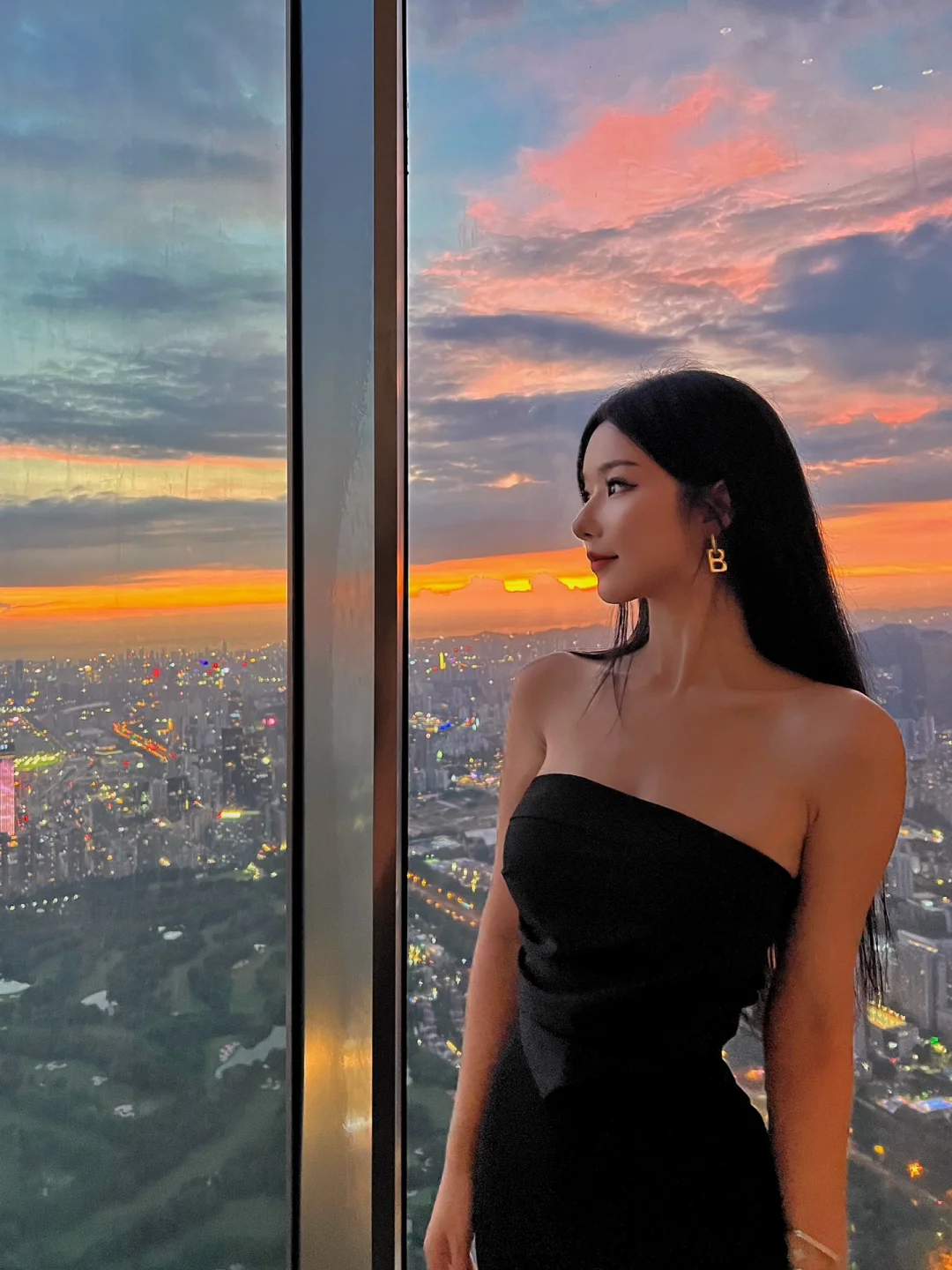 深圳丨台风前的世纪晚霞当然要在云际看啦🌇