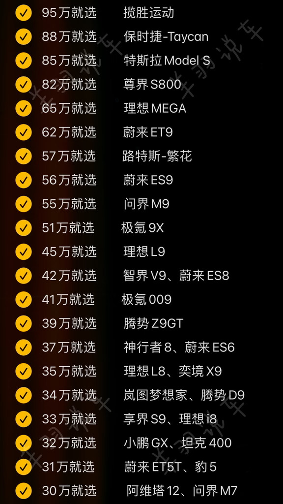 买新能源车，千万不要选冷门车