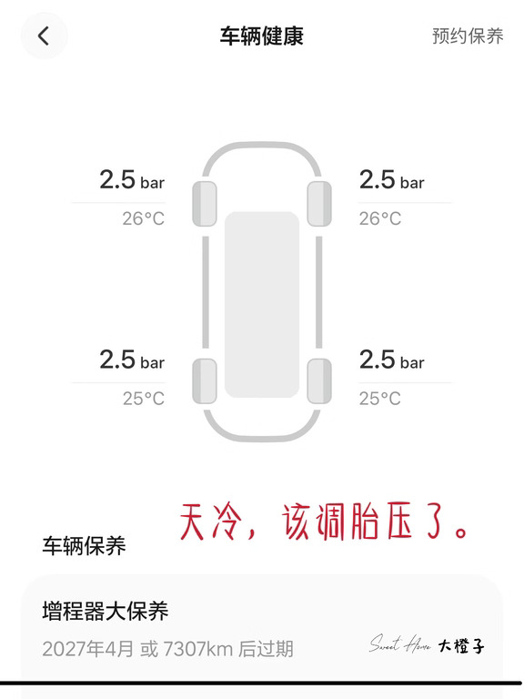 🚗降温补压｜理想汽车胎压设置指南