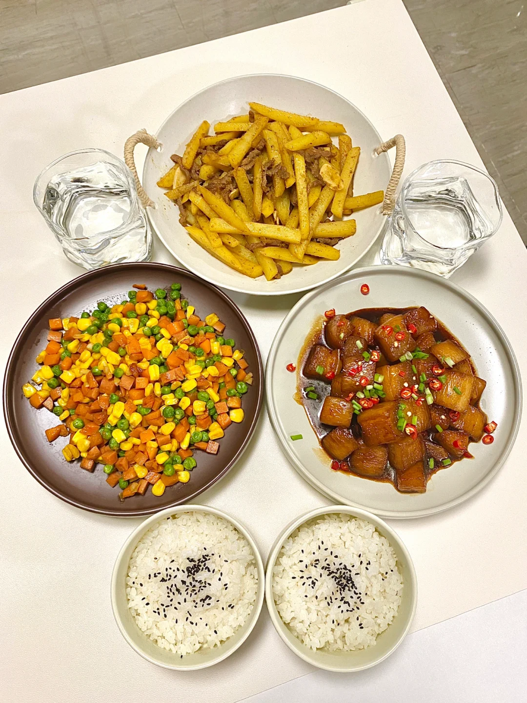 二人食｜🥔孜然牛肉土豆➕红烧萝卜（附教程）