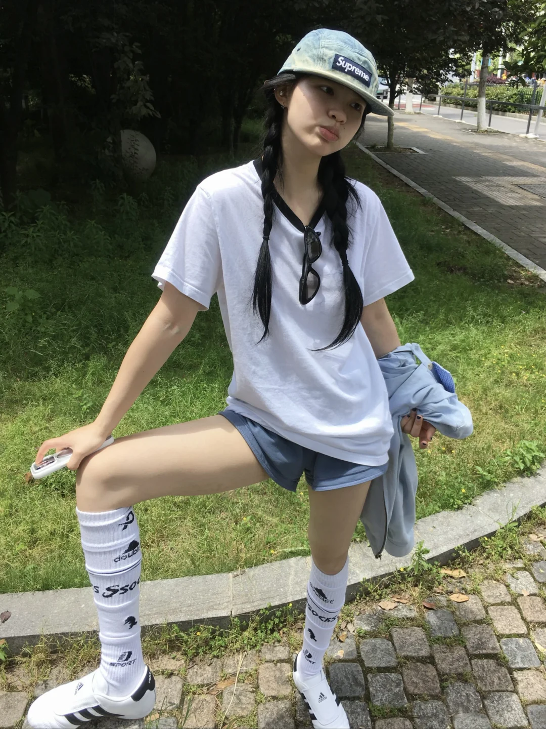就这样素颜晒太阳