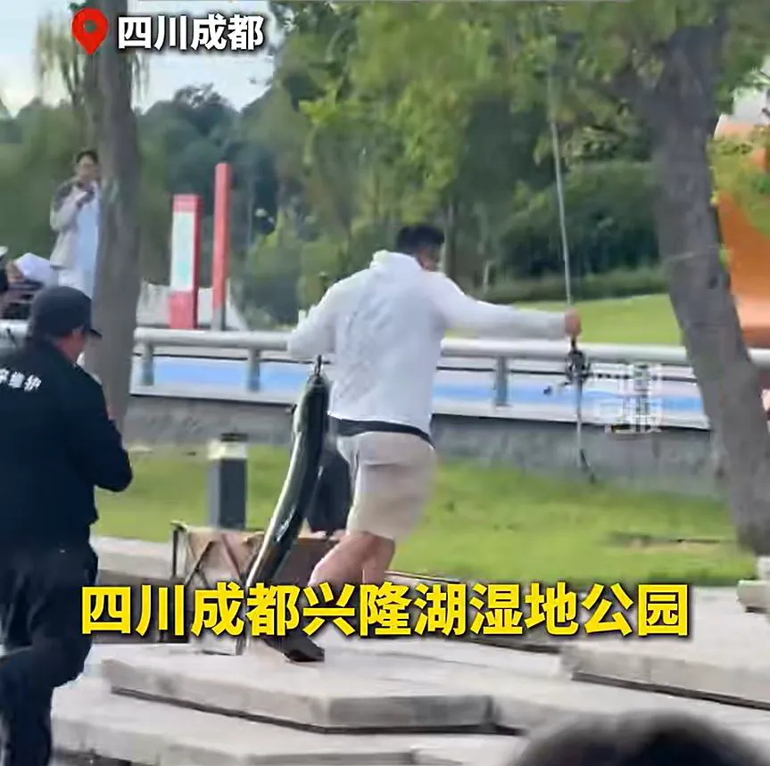 男子在公园钓到大鱼火速逃跑，公园保安在后面狂追，园方：不能钓鱼，已将事件移交警方处理。这画面我光是想象就忍不住笑出声。一个成年男人，怀里死死抱着一条可能是这辈子钓到的最大的鱼，撒开腿在公园小道上狂奔，身后保安喘着粗气追，路过的游客纷纷侧目。那场面，一半是喜剧，一半是狼狈。

可笑着笑着，我又觉得有点