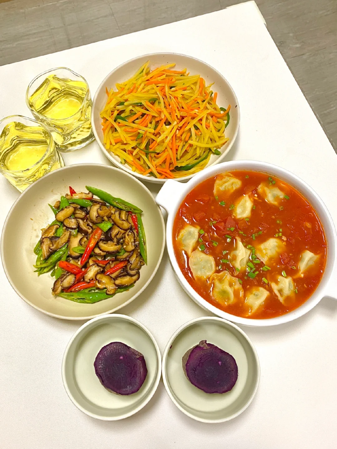 二人食｜🍅茄汁酸汤水饺 真是太绝啦❗️