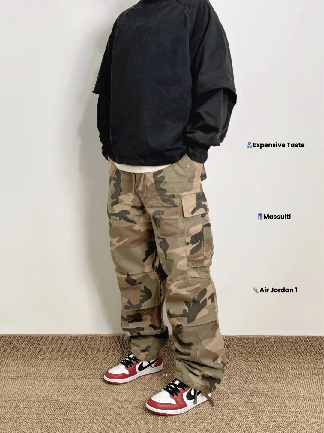 乔一芝加哥｜迷彩裤穿搭